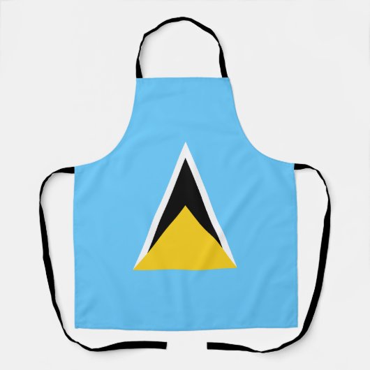 Flagge von St. Lucia Schürze (Vorderseite)