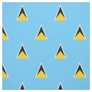 Flagge von St. Lucia Stoff