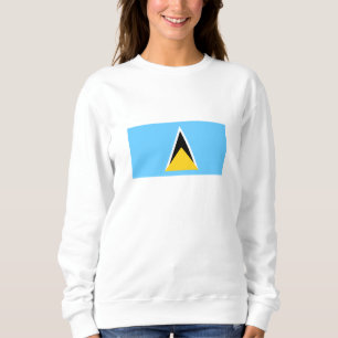 Flagge von St. Lucia Sweatshirt