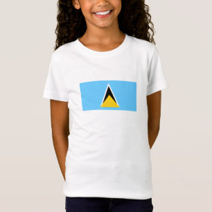 Flagge von St. Lucia T-Shirt