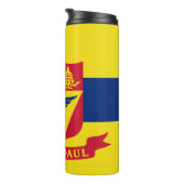 Flagge von St. Paul, Minnesota Thermal Tumbler Thermosbecher (Nach rechts gedreht)