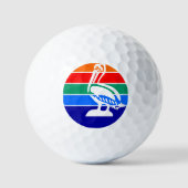 Flagge von St. Petersburg, Florida Golfball (Vorderseite)
