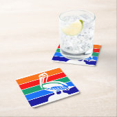 Flagge von St. Petersburg, Florida Rechteckiger Pappuntersetzer (Vor Ort)