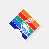 Flagge von St. Petersburg, Florida Serviette (Ecke)