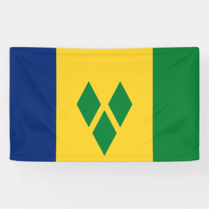 Flagge von St. Vincent und die Grenadinen Banner