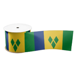 Flagge von St. Vincent und die Grenadinen Satinband