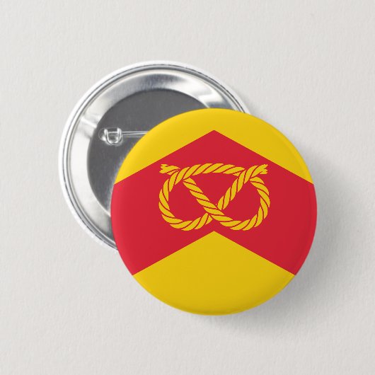 Flagge von Staffordshire Button (Vorne & Hinten)