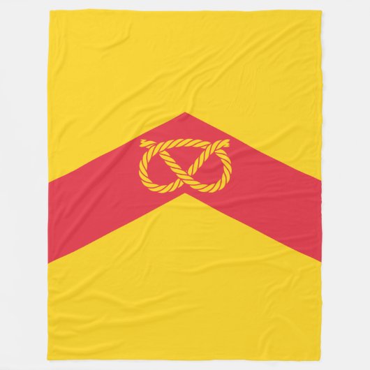 Flagge von Staffordshire Fleece Blanket (Vorderseite)