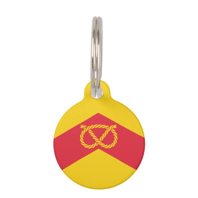 Flagge von Staffordshire Haustiermarke (Rückseite)