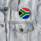 Flagge von Südafrika auf Button-/Knopf-Abzeichen Button (Beispiel)