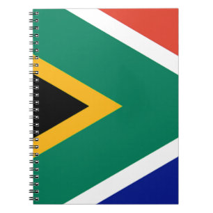 Flagge von Südafrika Bokke Notizblock