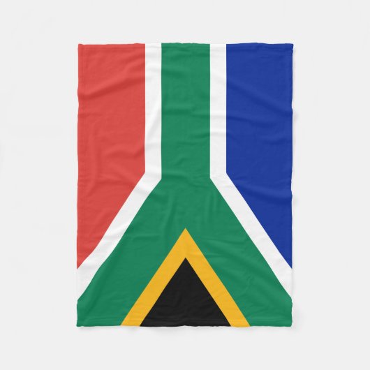 Flagge von Südafrika-Decke Fleecedecke (Vorderseite)