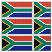 Flagge von Südafrika Stoff (Nahaufnahme)