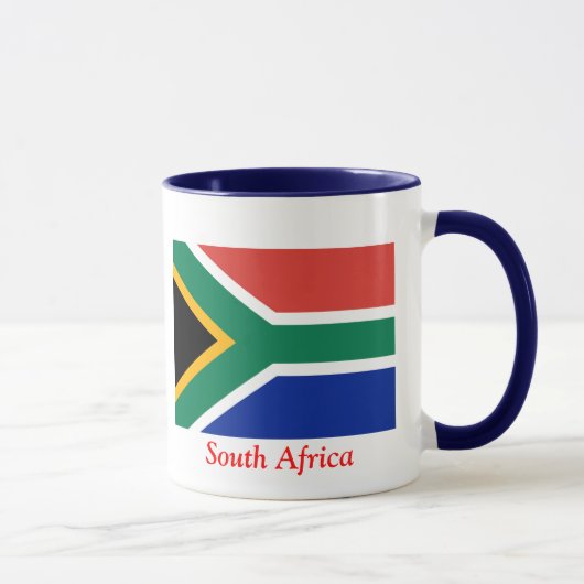 Flagge von Südafrika Tasse (Rechts)