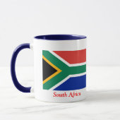 Flagge von Südafrika Tasse (Links)