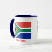 Flagge von Südafrika Tasse (Vorderseite Links)