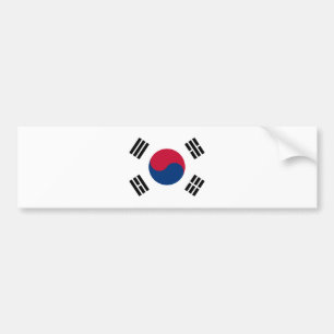 Flagge von Südkorea - 태극기 - 대한민국의국기 Autoaufkleber