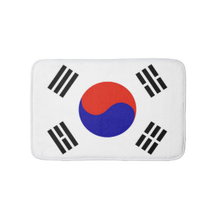 Flagge von Südkorea Badematte