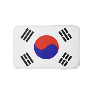 Flagge von Südkorea Badematte