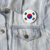 Flagge von Südkorea Button (Beispiel)