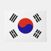 Flagge von Südkorea Fußmatte (Vorderseite)