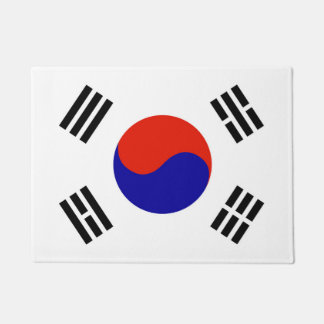 Flagge von Südkorea Fußmatte
