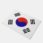 Flagge von Südkorea Fußmatte (Schrägansicht)