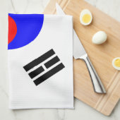 Flagge von Südkorea Handtuch (Viertel Falte)