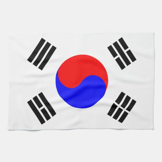 Flagge von Südkorea Handtuch (Horizontal)