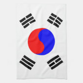 Flagge von Südkorea Handtuch (Vertikal)