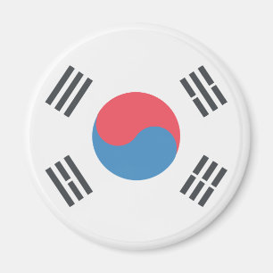 Flagge von Südkorea Magnet