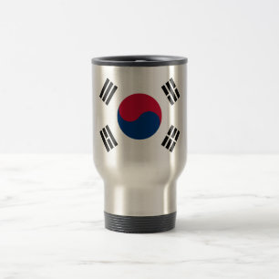 Flagge von Südkorea-Reise/von Pendler-Tasse Reisebecher