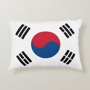 Flagge von Südkorea Zierkissen
