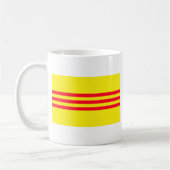 Flagge von Südvietnam Kaffeetasse (Links)