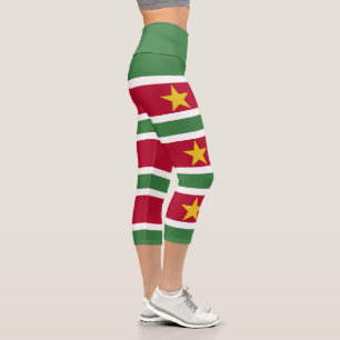 Flagge von Surinam Capri Leggings