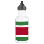 Flagge von Surinam Edelstahlflasche (Links)