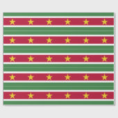 Flagge von Surinam Geschenkpapier (Flach)