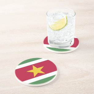 Flagge von Surinam Getränkeuntersetzer