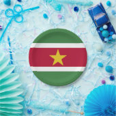 Flagge von Surinam Pappteller (Party)