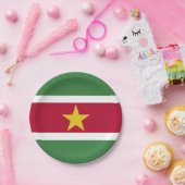 Flagge von Surinam Pappteller (Party)