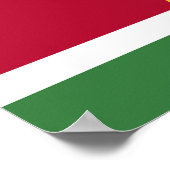Flagge von Surinam Poster (Ecke)