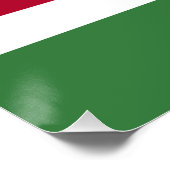 Flagge von Surinam Poster (Ecke)
