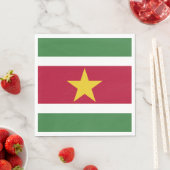 Flagge von Surinam Serviette (Beispiel)