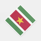 Flagge von Surinam Serviette (Ecke)