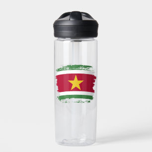 Flagge von Surinam Trinkflasche