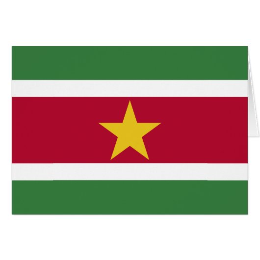 Flagge von Suriname (Vorderseite (Horizontal))
