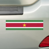 Flagge von Suriname Autoaufkleber (Auf Auto)