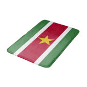 Flagge von Suriname Badematte (Schrägansicht)
