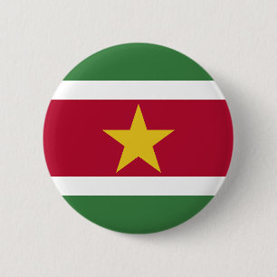Flagge von Suriname Button