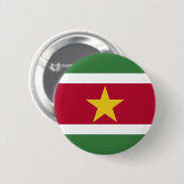 Flagge von Suriname Button (Vorne & Hinten)